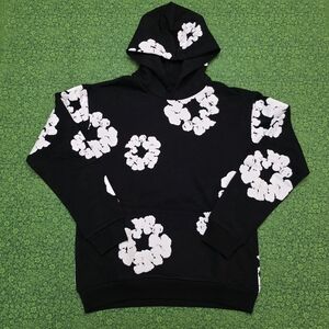 Denim Tear Wreath Black Hoodie